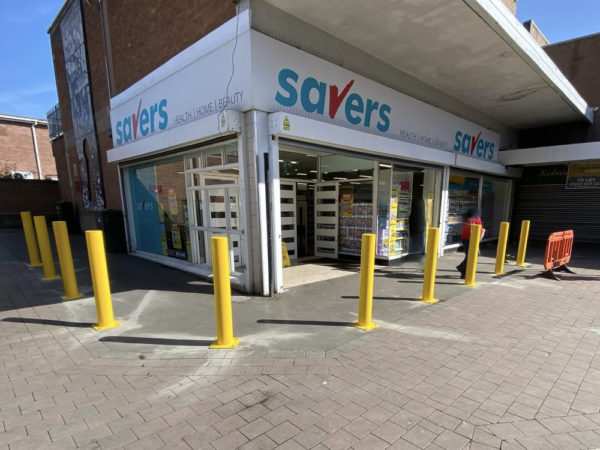 bolt down bollards